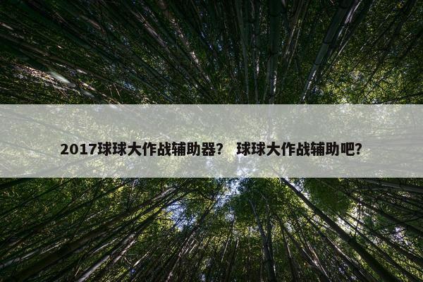 2017球球大作战辅助器？ 球球大作战辅助吧？