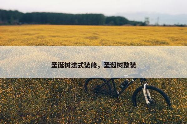 圣诞树法式装修，圣诞树整装