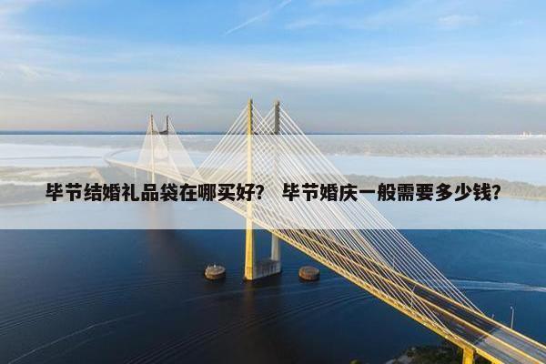 毕节结婚礼品袋在哪买好？ 毕节婚庆一般需要多少钱？