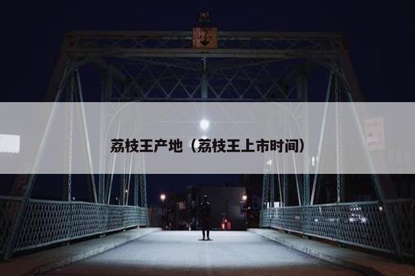 荔枝王产地（荔枝王上市时间）
