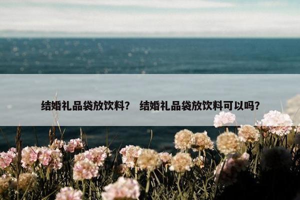 结婚礼品袋放饮料？ 结婚礼品袋放饮料可以吗？