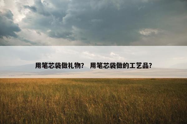 用笔芯袋做礼物? 用笔芯袋做的工艺品? 用笔芯袋做礼物? 用笔芯袋做的工艺品?
