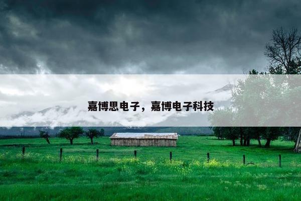 嘉博思电子，嘉博电子科技