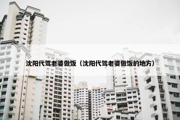 沈阳代驾老婆做饭（沈阳代驾老婆做饭的地方）