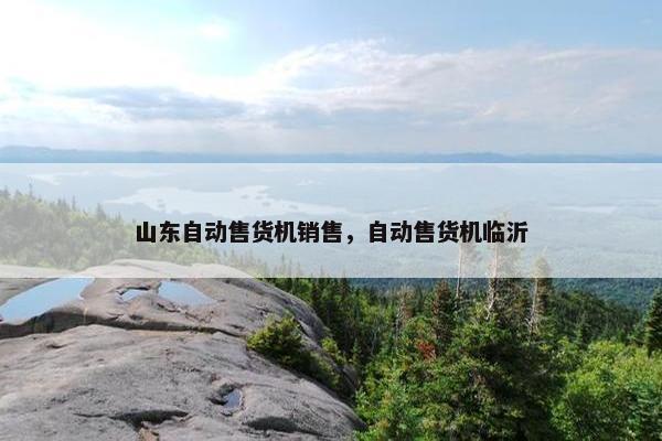 山东自动售货机销售，自动售货机临沂