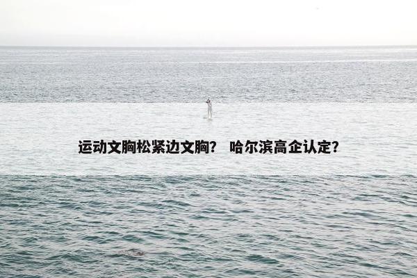 运动文胸松紧边文胸？ 哈尔滨高企认定？