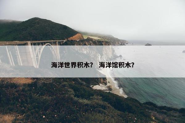 海洋世界积木？ 海洋馆积木？