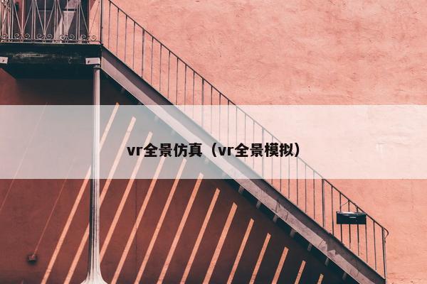 vr全景仿真（vr全景模拟）