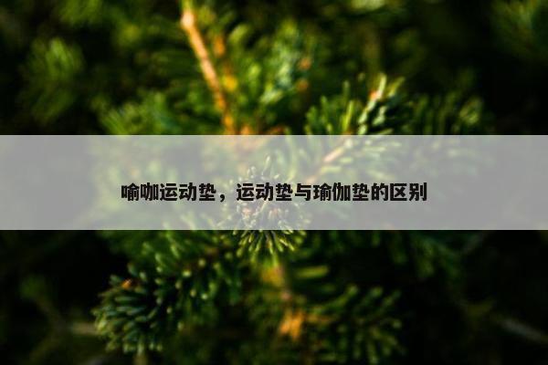 喻咖运动垫，运动垫与瑜伽垫的区别