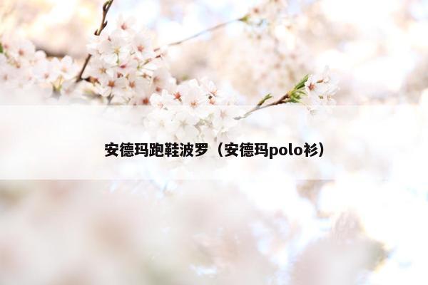 安德玛跑鞋波罗（安德玛polo衫）