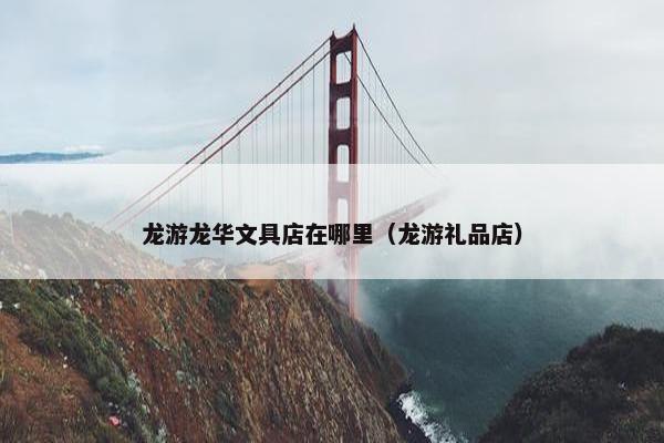 龙游龙华文具店在哪里（龙游礼品店）