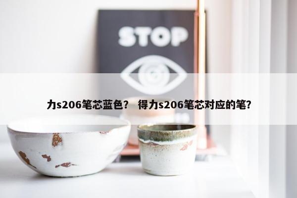 力s206笔芯蓝色？ 得力s206笔芯对应的笔？