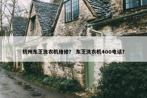 杭州东芝洗衣机维修？ 东芝洗衣机400电话？