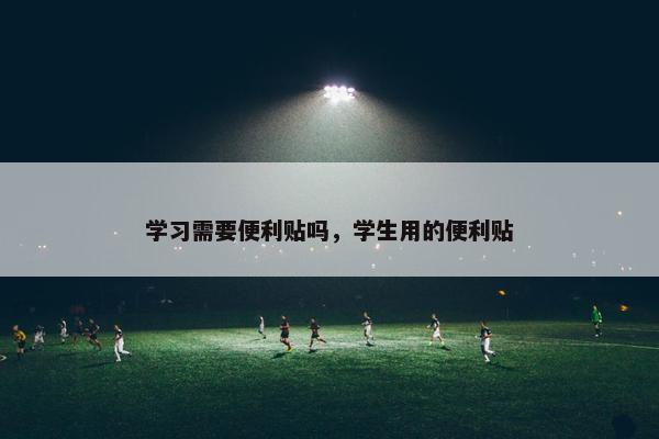学习需要便利贴吗，学生用的便利贴