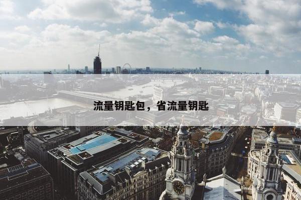 流量钥匙包，省流量钥匙