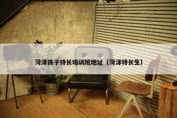 菏泽孩子特长培训班地址（菏泽特长生）