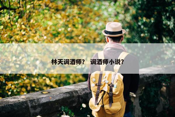 林天调酒师？ 调酒师小说？