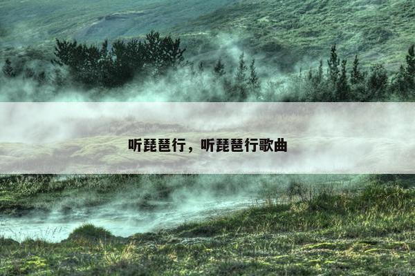 听琵琶行，听琵琶行歌曲