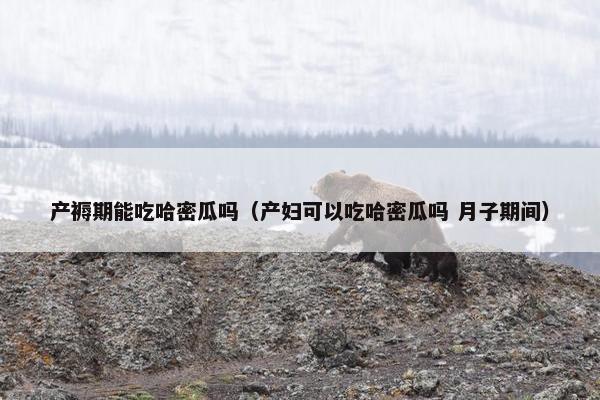 产褥期能吃哈密瓜吗（产妇可以吃哈密瓜吗 月子期间）