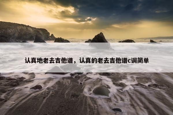 认真地老去吉他谱，认真的老去吉他谱c调简单