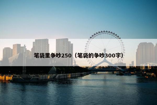 笔袋里争吵250（笔袋的争吵300字）