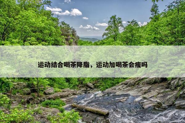 运动结合喝茶降脂，运动加喝茶会瘦吗