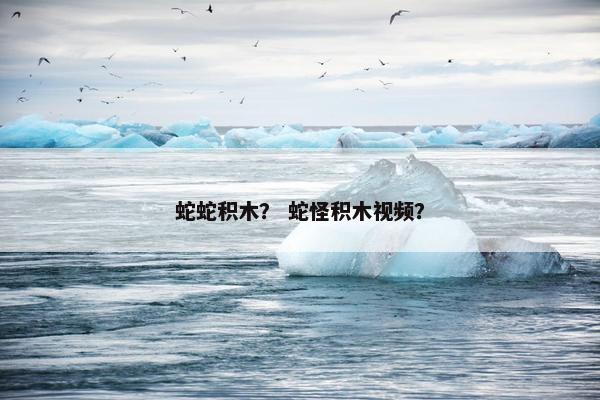 蛇蛇积木？ 蛇怪积木视频？