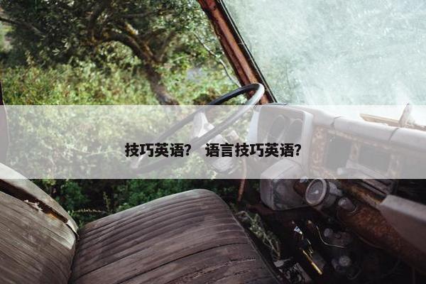技巧英语? 语言技巧英语? 技巧英语? 语言技巧英语?