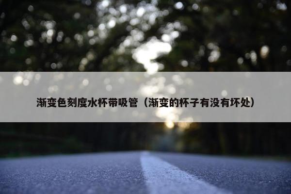 渐变色刻度水杯带吸管（渐变的杯子有没有坏处）