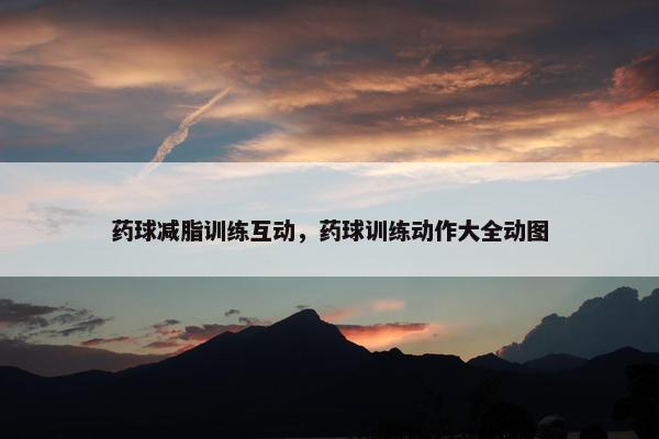 药球减脂训练互动,药球训练动作大全动图 药球减脂训练互动,药球训练动作大全动图