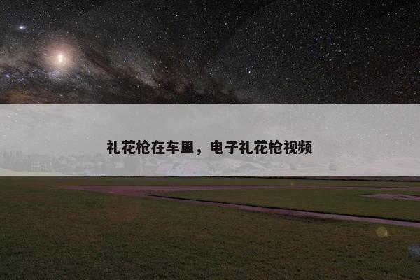 礼花枪在车里，电子礼花枪视频