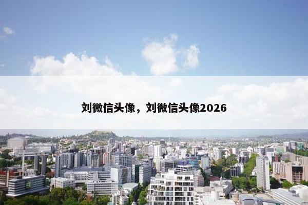 刘微信头像，刘微信头像2026