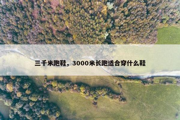 三千米跑鞋，3000米长跑适合穿什么鞋