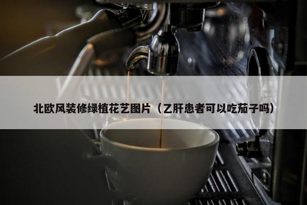 北欧风装修绿植花艺图片（乙肝患者可以吃茄子吗）