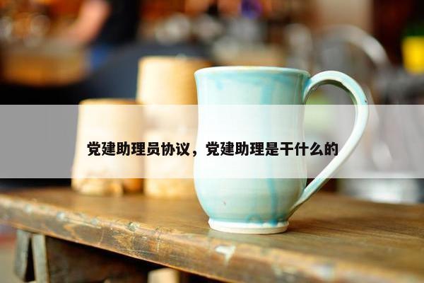 党建助理员协议,党建助理是干什么的 党建助理员协议,党建助理是干什么的