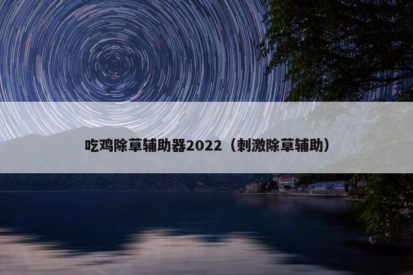 吃鸡除草辅助器2022(刺激除草辅助) 吃鸡除草辅助器2022(刺激除草辅助)